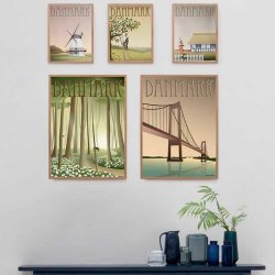 ViSSEVASSE Danmark Plakat - bletret