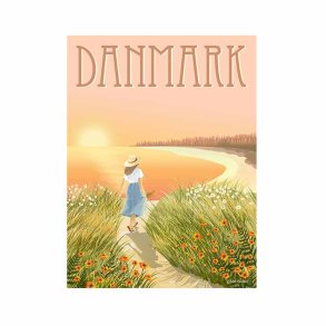 ViSSEVASSE Danmark Plakat Bugten 50x70 cm