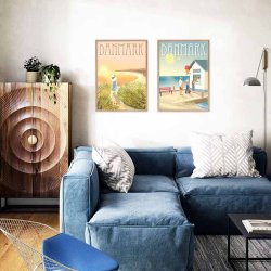 ViSSEVASSE Danmark Plakat Ishuset 50x70 cm