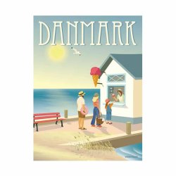 ViSSEVASSE Danmark Plakat Ishuset 50x70 cm