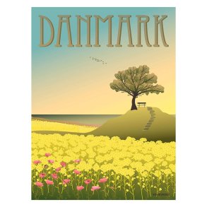 ViSSEVASSE Danmark Plakat - Rapsmarkerne