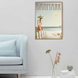 ViSSEVASSE Danmark Plakat - Stranden