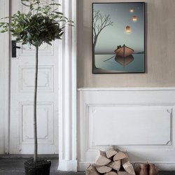 ViSSEVASSE Go Baby Plakat - Lanterns