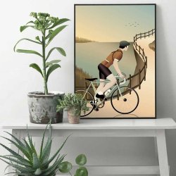 ViSSEVASSE Go Baby Plakat - Cycling The Hills