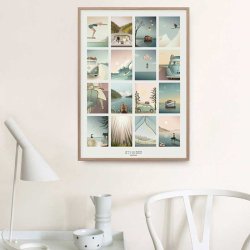 ViSSEVASSE Go Baby Plakat - Let's Go baby