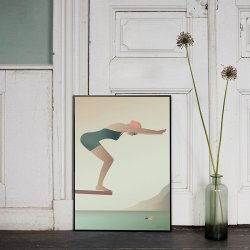 ViSSEVASSE Go Baby Plakat - The Swimmer