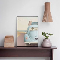 ViSSEVASSE Go Baby Plakat - VW Beetle