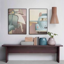 ViSSEVASSE Go Baby Plakat - VW Beetle