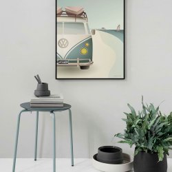 ViSSEVASSE Go Baby Plakat - VW Camper