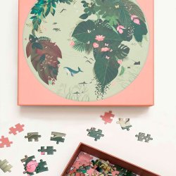 ViSSEVASSE Rund Puslespil - I Love Mother Earth