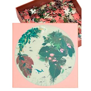 ViSSEVASSE Rund Puslespil - I Love Mother Earth