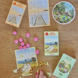 VISSEVASSE Mini Puslespil SUMMER LIFE 42 Brikker