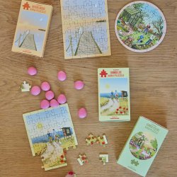VISSEVASSE Mini Puslespil SUMMER LIFE 42 Brikker