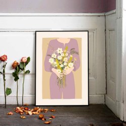 ViSSEVASSE Nature Plakat - Garden Girl