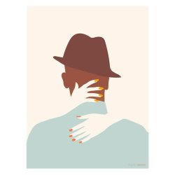 ViSSEVASSE Minimalist Plakat - Hug Me