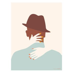 ViSSEVASSE Minimalist Plakat - Hug Me