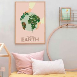 ViSSEVASSE Nature Plakat - I Love Mother Earth