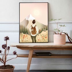 ViSSEVASSE Nature Plakat - Hike With Me