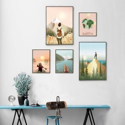 ViSSEVASSE Nature Plakat - Hike With Me