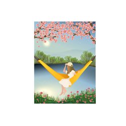 VISSEVASSE Plakat - The Yellow Hammock