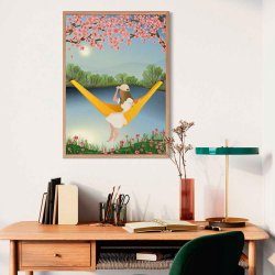 VISSEVASSE Plakat - The Yellow Hammock
