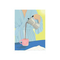 ViSSEVASSE Plakat Coffee First, People Later 30x40 cm