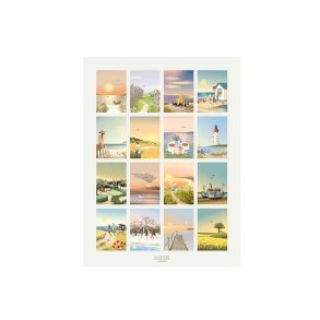 ViSSEVASSE Danmark Plakat Danmarksmotiver #2 30x40 cm