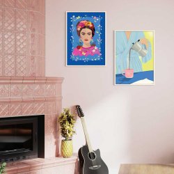 ViSSEVASSE Plakat Frida Kahlo 50x70 cm