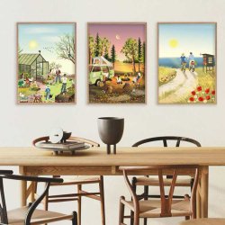 ViSSEVASSE Plakat Spring Feeling 50x70 cm