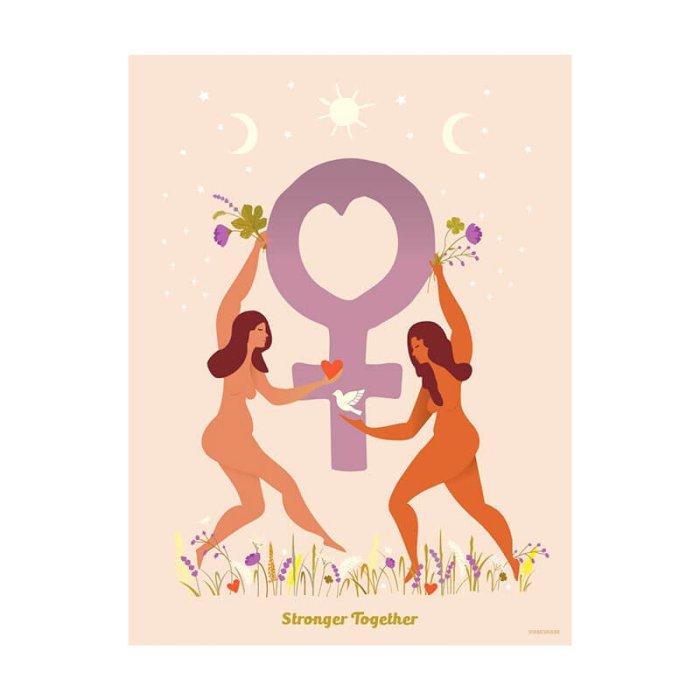 VISSEVASSE Sttte Plakat - Stronger Together