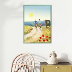ViSSEVASSE Plakat SUMMER LIFE 30x40 cm 