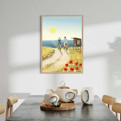 ViSSEVASSE Plakat SUMMER LIFE 50x70 cm 