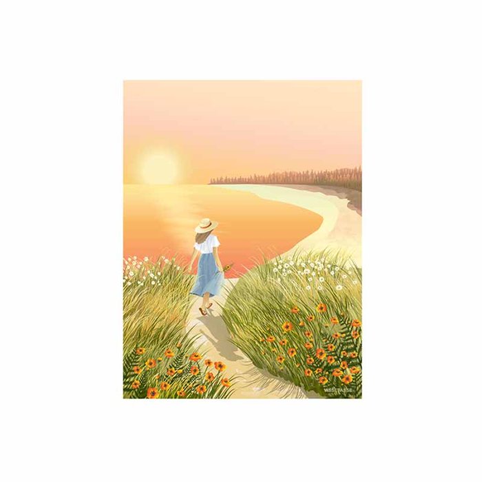 ViSSEVASSE Plakat The Bay 30x40 cm