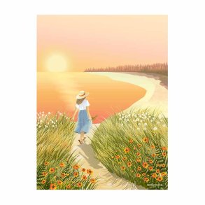 ViSSEVASSE Plakat The Bay 50x70 cm