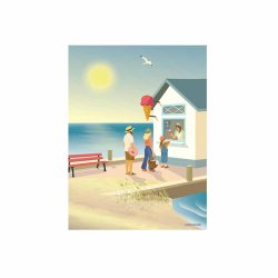ViSSEVASSE Plakat The Ice Cream Stand 30x40 cm