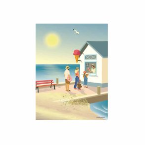 ViSSEVASSE Plakat The Ice Cream Stand 30x40 cm