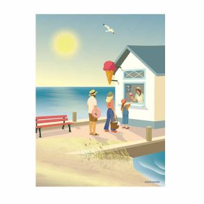 ViSSEVASSE Plakat The Ice Cream Stand 50x70 cm