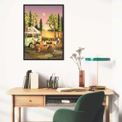 ViSSEVASSE Plakat Van Life 30x40 cm