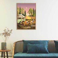 ViSSEVASSE Plakat Van Life 30x40 cm