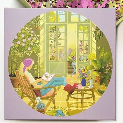 VISSEVASSE Puslespil MORNING GLOW 1000 Brikker