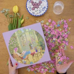 VISSEVASSE Puslespil MORNING GLOW 1000 Brikker