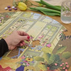 VISSEVASSE Puslespil MORNING GLOW 1000 Brikker