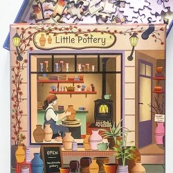 VISSEVASSE Puslespil LITTLE POTTERY 150 Brikker