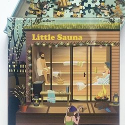 VISSEVASSE Puslespil LITTLE SAUNA 150 Brikker