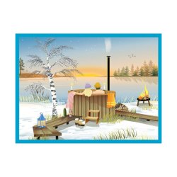VISSEVASSE Puslespil WINTER 300 Brikker