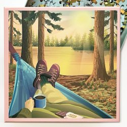 VISSEVASSE Puslespil HIKING &amp; ME 500 Brikker