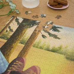 VISSEVASSE Puslespil HIKING &amp; ME 500 Brikker