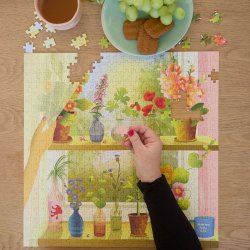 VISSEVASSE Puslespil PLANTS &amp; ME 500 Brikker