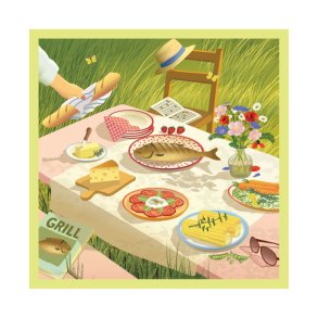 VISSEVASSE Puslespil SUMMER TABLE & ME 500 Brikker