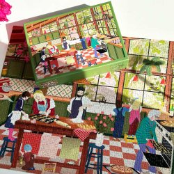 VISSEVASSE Puslespil COSY KITCHEN 1000 Brikker